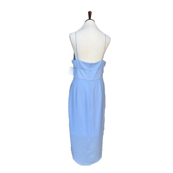 Women's Cooper St Lily Drape Sheath Dress Size 10 - Blue - Picture 10 of 16